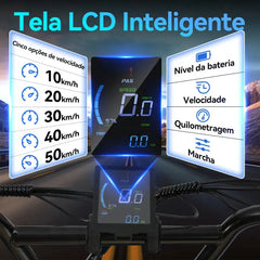 AE7 Bicicleta Elétrica Bateria De Lítio Cavalletta