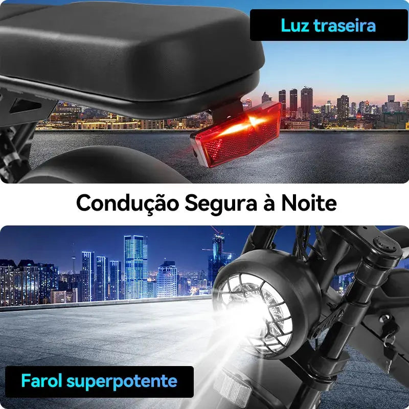 AE7 Bicicleta Elétrica Bateria De Lítio Cavalletta