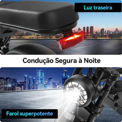 AE7 Bicicleta Elétrica Bateria De Lítio Cavalletta