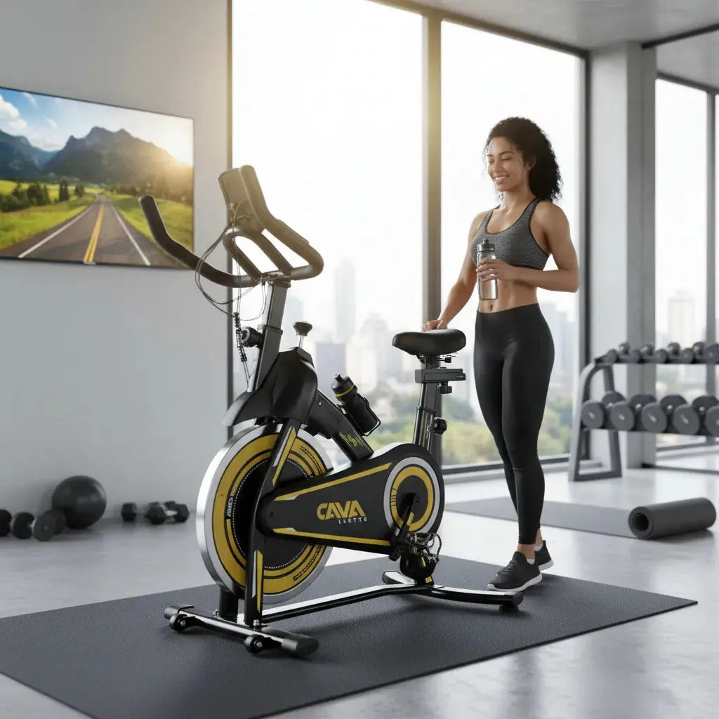 Bicicleta Ergométrica Spinning Cavalletta ZS-290 Roda de Inércia 13kg Cavalletta