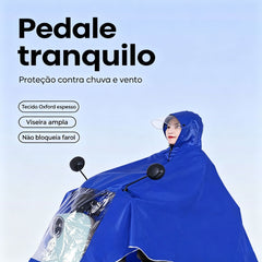 Capa de Chuva Impermeável para Moto e Scooter Elétrica Cavalletta